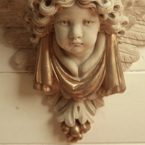 Stucco decorativo - Angioletto in gesso